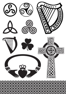 celtic icons set