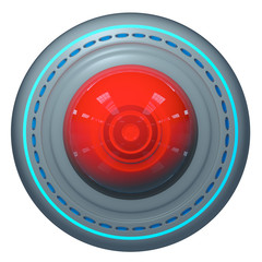 Button - 3D Render