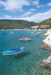Fototapeta na wymiar nad brzegiem morza w miejscowości Rabac w Istrii