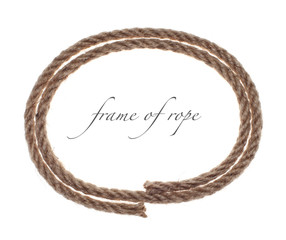 frame of rope