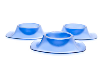 Blaue Eierbecher