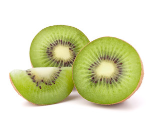 Fototapeta na wymiar Kiwi fruit sliced segments