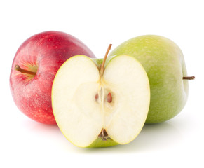 Red and green apple