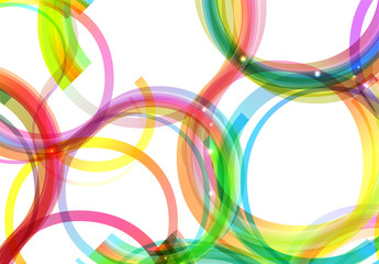 colorful circles stylish abstract background