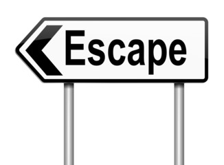 Escape sign.