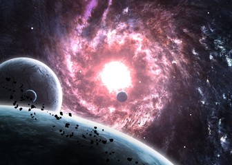 Cool space background
