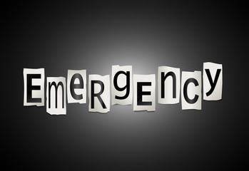 Emergency concept.