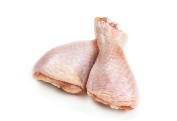 Raw chicken legs