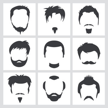Male hair graphics