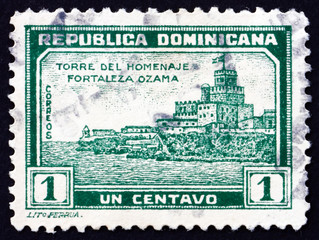 Postage stamp Dominican Republic 1932 Tower of Homage, Ozama