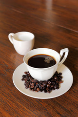 coffee cup and milk