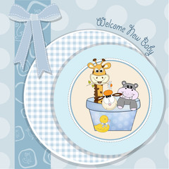 baby boy shower card