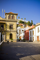 Naklejka premium colorful historic town Teror in Grand Canaria Island, Spain