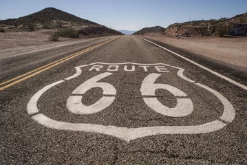 Papier Peint photo Route 66 route 66 mojave