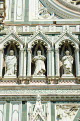 Fototapeta premium Elements architecture of cathedral in Florence