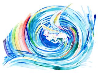 Fototapeta premium Sailing