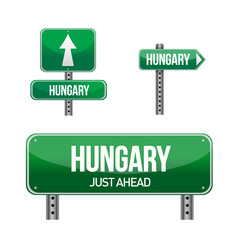 hungary Country road sign