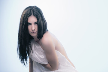 Naklejka premium Gorgeous brunette
