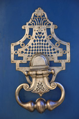 Heurtoir, porte, gond, Bordeaux, style, métal, Français