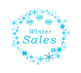 Etiqueta para Rebajas de Invierno