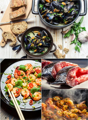 Taste a variety of seafood