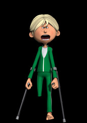 Man Who Lost His Leg