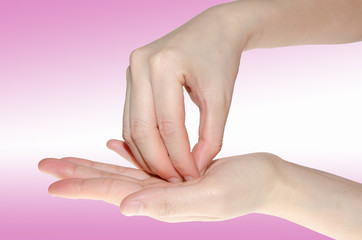 professional medical hand washing gesture - 49931673