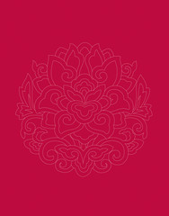 花柄のパターン