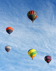 hot air balloons