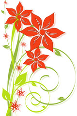 abstract floral background