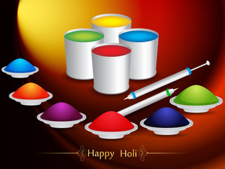 Beautiful background design for Holi festival.