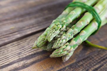 Fresh vegetables on a wooden table