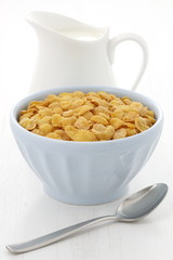 delicious corn flake breakfast