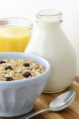 Delicious healthy breakfast