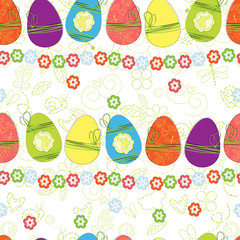 Easter egg pattern seamless background