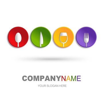Food service icon design