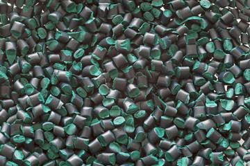 Green plastic masterbatch granules