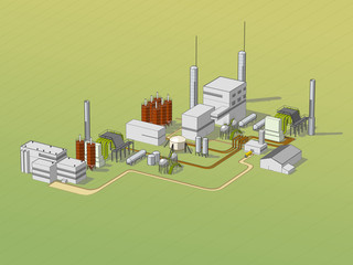 Industrial Plant illustration