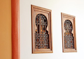 Two beautiful arabic style windows