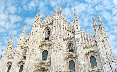 Fototapeta premium spire of the cathedral of Milan