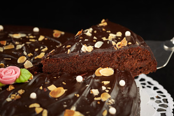 dark chocolate cake