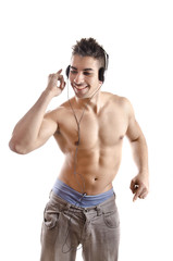 Fototapeta premium Music fit lover