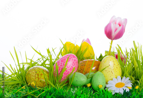 природа цветы яйца пасха праздник бесплатно