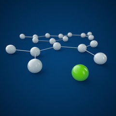 3D Grafik / 3d Illustration - Network und Business