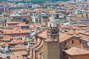 Obraz premium Panoramic view of Bologna. Emilia-Romagna. Italy.