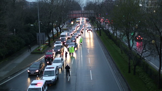 police traffic control