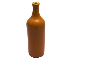 Керамическая винная бутылка