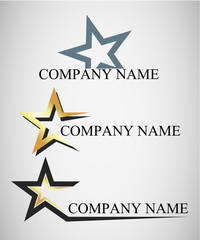 Obraz premium silhouette star emblem design for business
