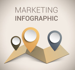 Modern soft color Design template / infographics