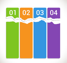 Modern soft color Design template / infographics